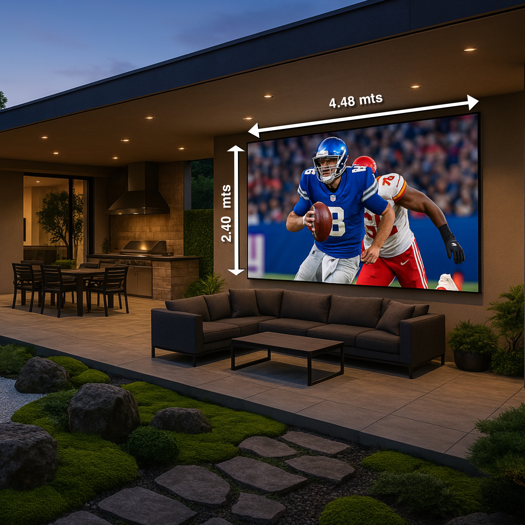 Pantalla UltraLed de 200" Semi-Exteriores. Anticipo: